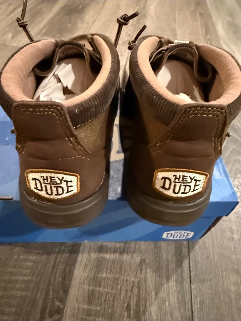 Hey Dude Wally GripR Workwear Dark Brown